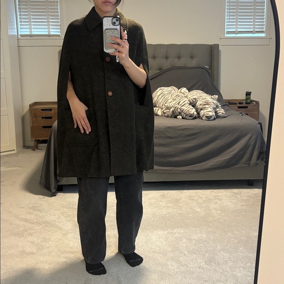 Burberry London Wool Tweed Cape - size S - Picture 9 of 9